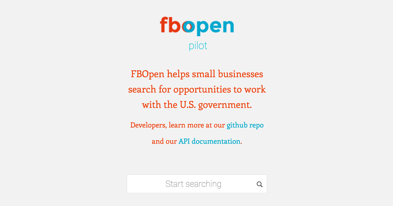 The FBopen homepage